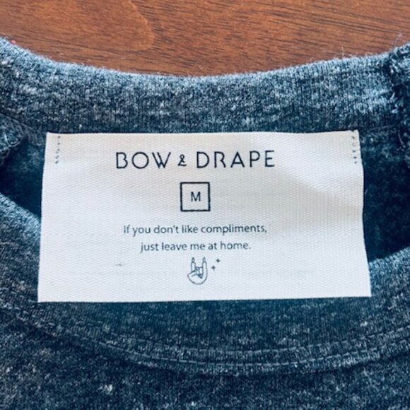 CLEARANCE! Bow & Drape "Bride Zilla" Sequined Pullover Sweater, Ladies Size M - Picture 5 of 8